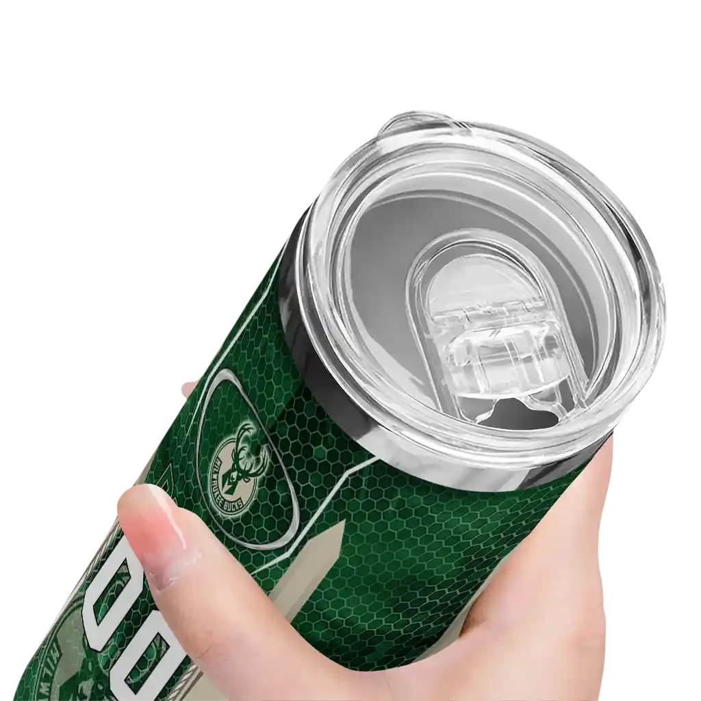 customized milwaukee bucks stacked diamond green skinny tumbler high quality.webp customized milwaukee bucks stacked diamond green skinny tumbler high quality.webp