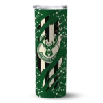 customized milwaukee bucks star pop green black skinny tumbler best selling 1.webp