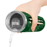 customized milwaukee bucks star pop green black skinny tumbler best selling 1.webp