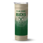 customized milwaukee bucks swirl texture green skinny tumbler best selling 1.webp