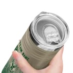 customized milwaukee bucks swirl texture green skinny tumbler best selling 1.webp