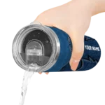 customized minnesota timberwolves spiral burst print midnight blue skinny tumbler best selling 1.webp
