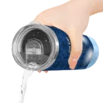 customized minnesota timberwolves starburst tiles midnight blue skinny tumbler best selling 1.webp