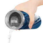 customized minnesota timberwolves web stripes midnight blue white skinny tumbler best selling 1.webp