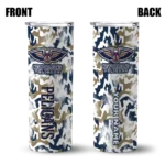 customized new orleans pelicans claw marks navy white skinny tumbler best selling 1.webp