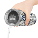 customized new orleans pelicans claw marks navy white skinny tumbler best selling 1.webp