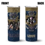 customized new orleans pelicans kiss band gold skinny tumbler best selling 1.webp