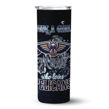 customized new orleans pelicans rose romance navy black skinny tumbler best selling 1.webp