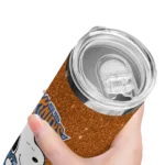 customized new york knicks snoopy attitude blue skinny tumbler best selling 1.webp