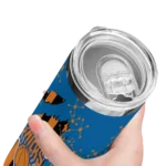 customized new york knicks star pop blue black skinny tumbler best selling 1.webp