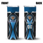 customized new york knicks superman emblem blue black skinny tumbler best selling 1.webp