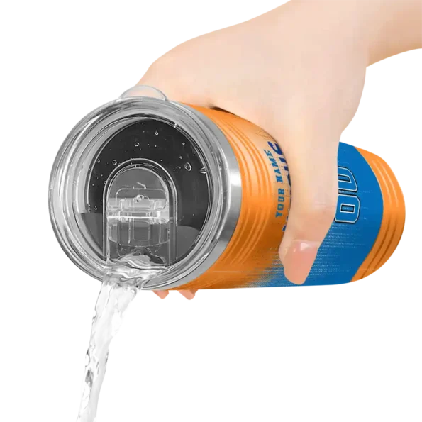 customized new york knicks swirl texture blue skinny tumbler latest model.webp