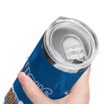 customized new york knicks torn band blue white skinny tumbler best selling 1.webp