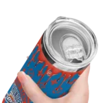 customized oklahoma city thunder camo streak blue skinny tumbler best selling 1.webp