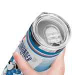 customized oklahoma city thunder snoopy dog blue white skinny tumbler best selling 1.webp