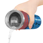 customized oklahoma city thunder spiral burst print blue skinny tumbler best selling 1.webp