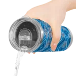 customized oklahoma city thunder zipper leopard blue skinny tumbler best selling 1.webp