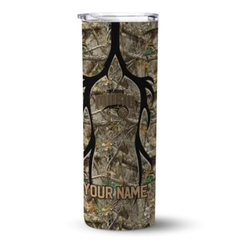 customized orlando magic antler flow camo skinny tumbler best selling 1.webp