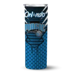 customized orlando magic chevron stripes blue skinny tumbler best selling 1.webp