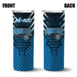 customized orlando magic chevron stripes blue skinny tumbler best selling 1.webp