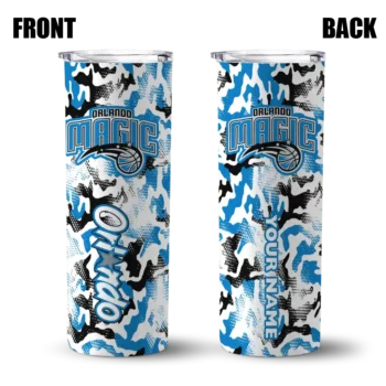 customized orlando magic claw marks blue white skinny tumbler fashion forward 1.webp