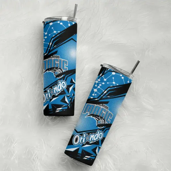 customized orlando magic helmet clash blue skinny tumbler top rated.webp
