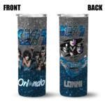 customized orlando magic kiss band black skinny tumbler best selling 1.webp