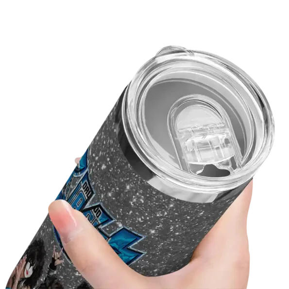 customized orlando magic kiss band black skinny tumbler high quality.webp