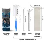 customized orlando magic kiss band black skinny tumbler best selling 1.webp