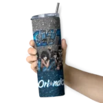 customized orlando magic kiss band black skinny tumbler best selling 1.webp
