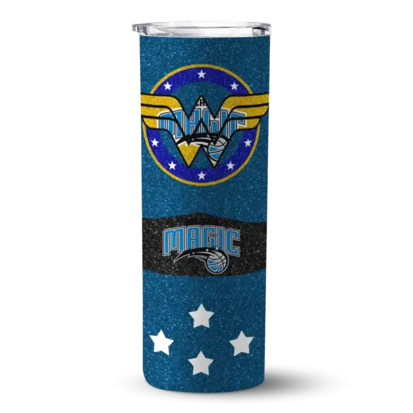 customized orlando magic star cluster blue skinny tumbler best selling 1.webp