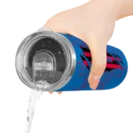 customized philadelphia 76ers star pop blue black skinny tumbler best selling 1.webp