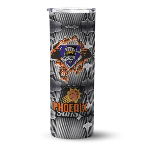 customized phoenix suns chevron v purple gray skinny tumbler best selling 1.webp