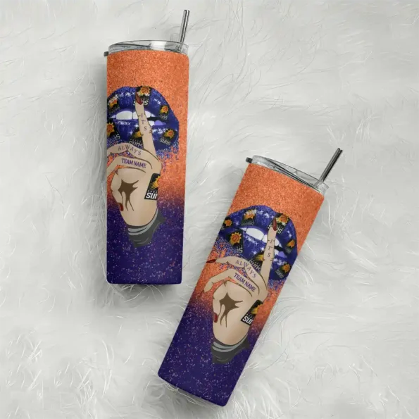 customized phoenix suns sparkle lips purple skinny tumbler top rated.webp