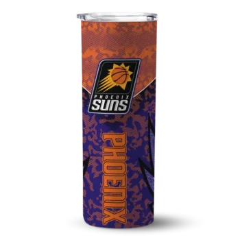 customized phoenix suns spiral burst print purple skinny tumbler best selling 1.webp