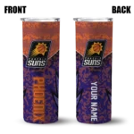 customized phoenix suns spiral burst print purple skinny tumbler best selling 1.webp