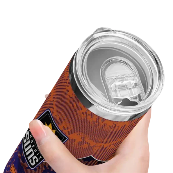 customized phoenix suns spiral burst print purple skinny tumbler high quality.webp