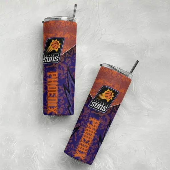 customized phoenix suns spiral burst print purple skinny tumbler top rated.webp