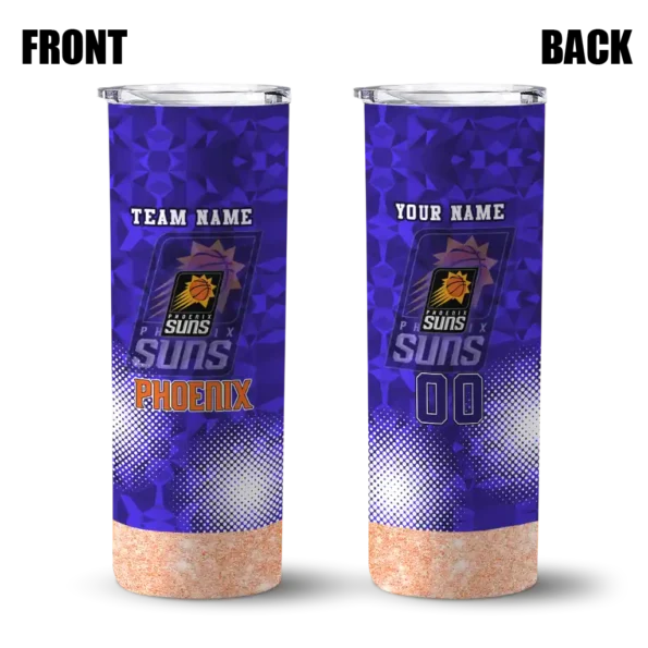 customized phoenix suns starburst tiles purple skinny tumbler fashion forward.webp