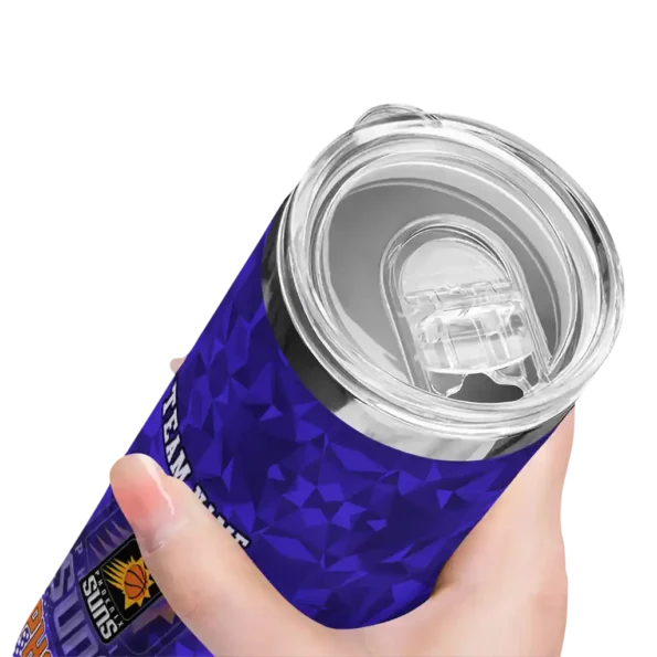 customized phoenix suns starburst tiles purple skinny tumbler high quality.webp