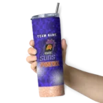 customized phoenix suns starburst tiles purple skinny tumbler best selling 1.webp