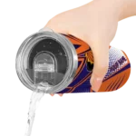 customized phoenix suns web stripes purple white skinny tumbler best selling 1.webp