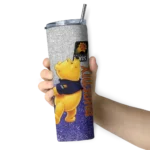 customized phoenix suns winnie the pooh purple gray skinny tumbler best selling 1.webp