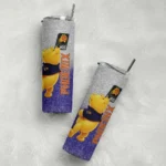 customized phoenix suns winnie the pooh purple gray skinny tumbler best selling 1.webp