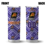 customized phoenix suns zipper leopard purple skinny tumbler best selling 1.webp