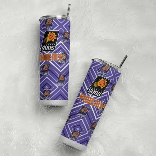 customized phoenix suns zipper leopard purple skinny tumbler top rated.webp