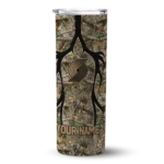 customized portland trail blazers antler flow camo skinny tumbler best selling 1.webp
