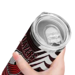 customized portland trail blazers chevron stripes red skinny tumbler best selling 1.webp