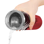 customized portland trail blazers chevron stripes red skinny tumbler best selling 1.webp