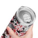 customized portland trail blazers claw marks red white skinny tumbler best selling 1.webp